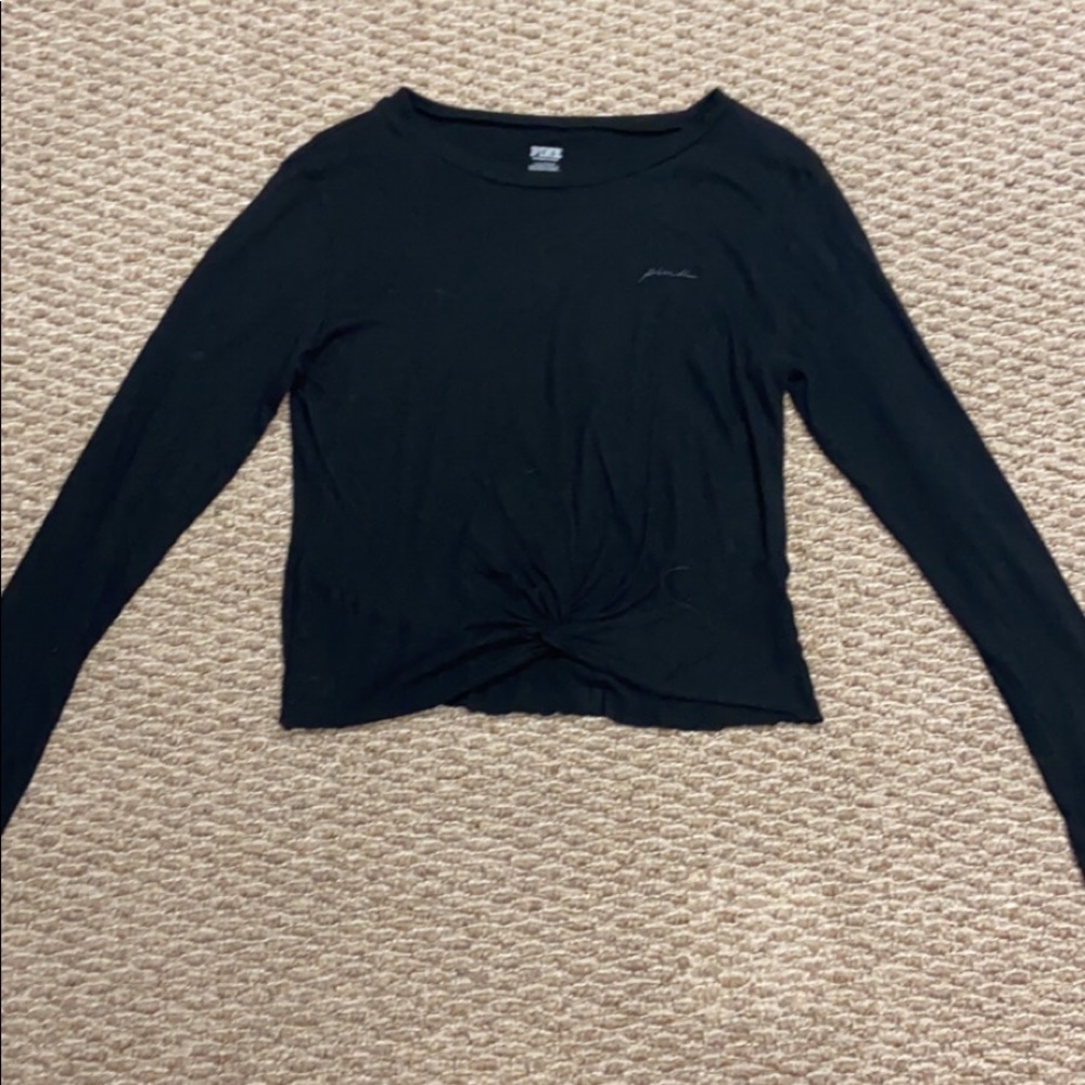 Pink black long sleeve shirt!